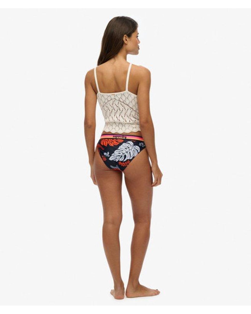 Superdry White & Co Vintage Logo Recycled Bikini Briefs
