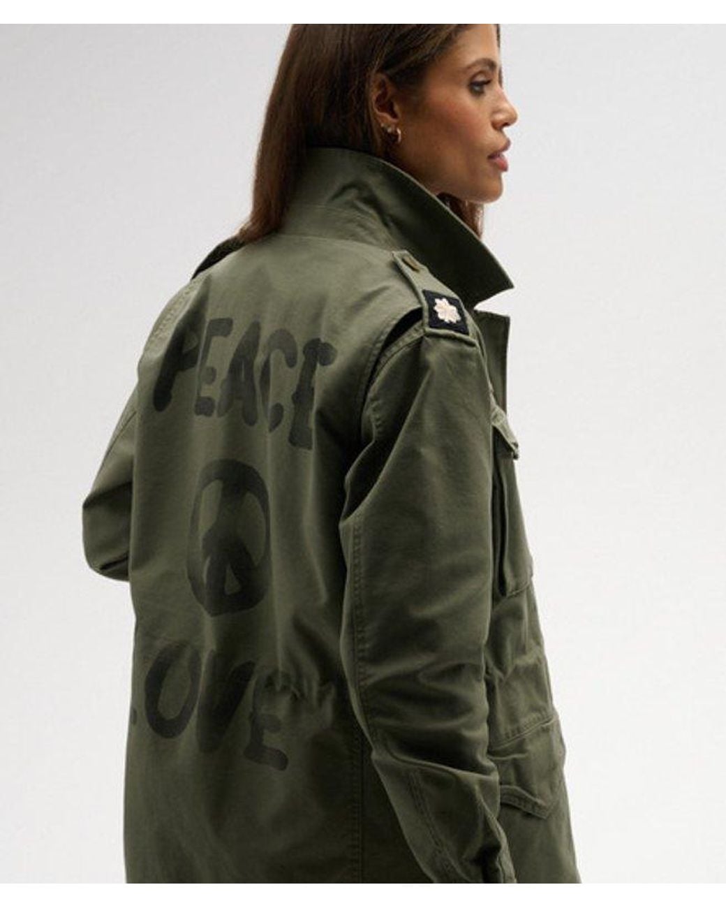 Superdry Green & Co Embellished Field Jacket