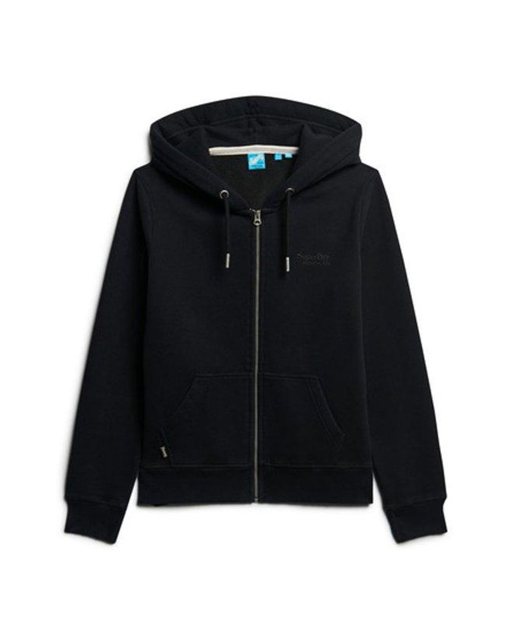 Superdry Black & Co Essential Logo Zip Hoodie