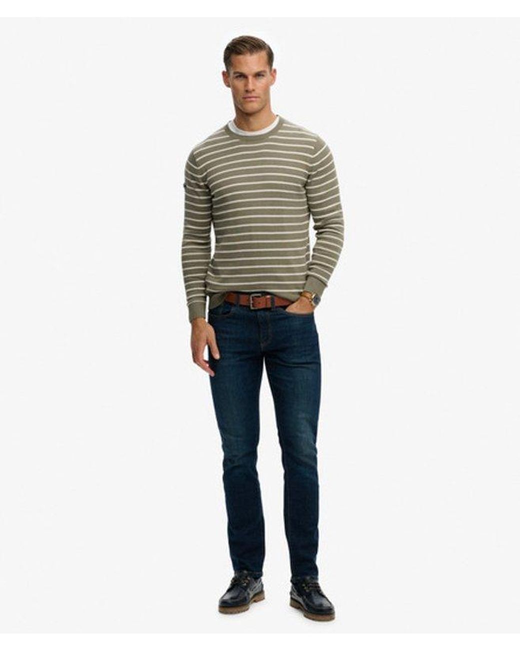 Superdry Green & Co The Merchant Store - Breton Jumper for men