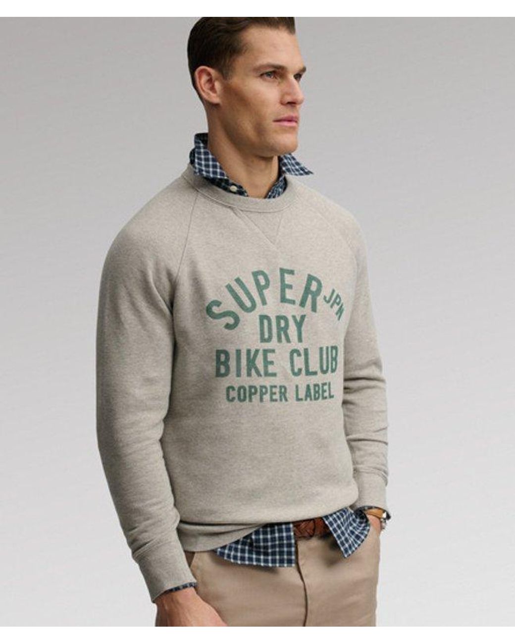 Superdry Gray & Co The Merchant Store - Vintage Print Sweatshirt for men