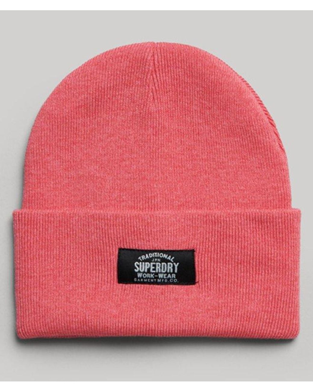 Superdry Pink & Co Classic Knitted Beanie