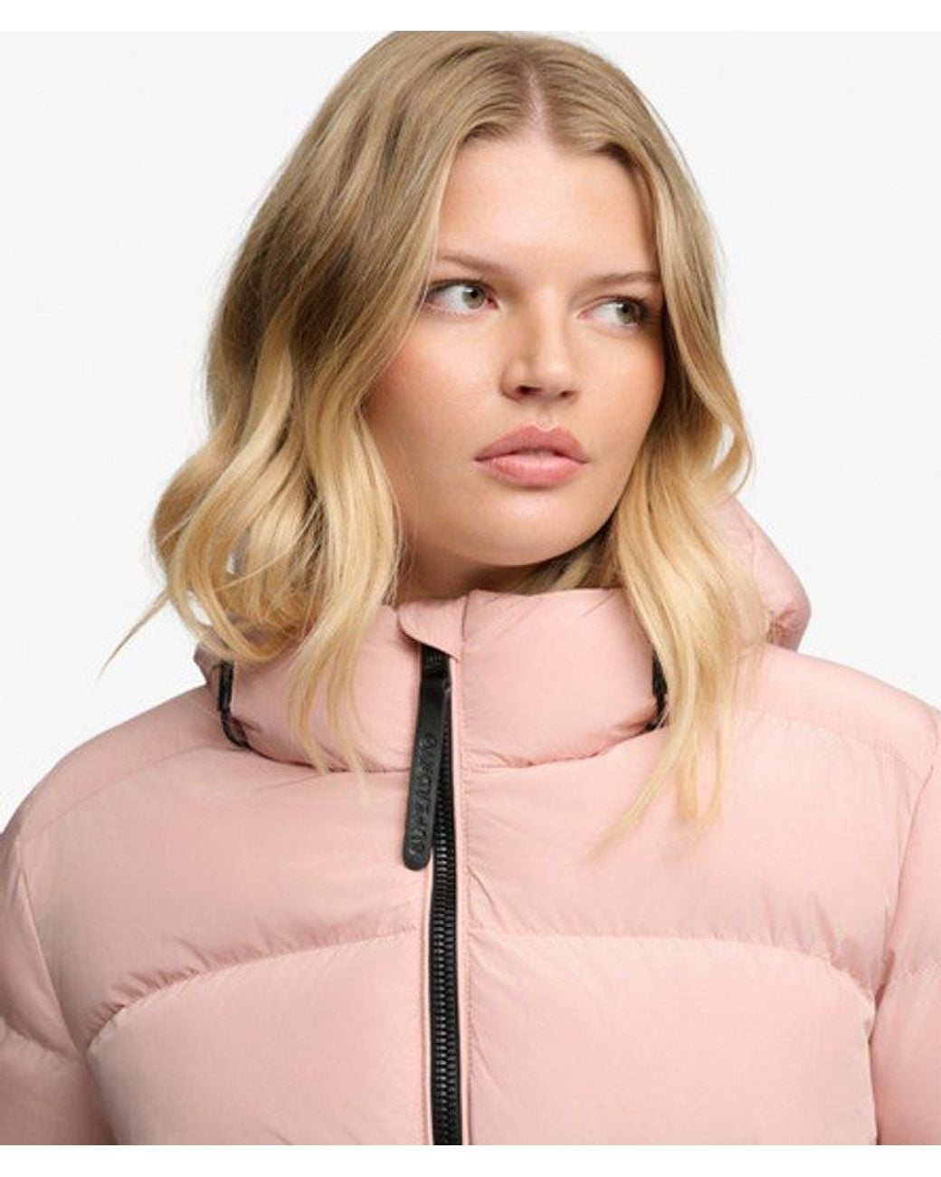 Superdry Natural & Co Hooded Sports Puffer Jacket