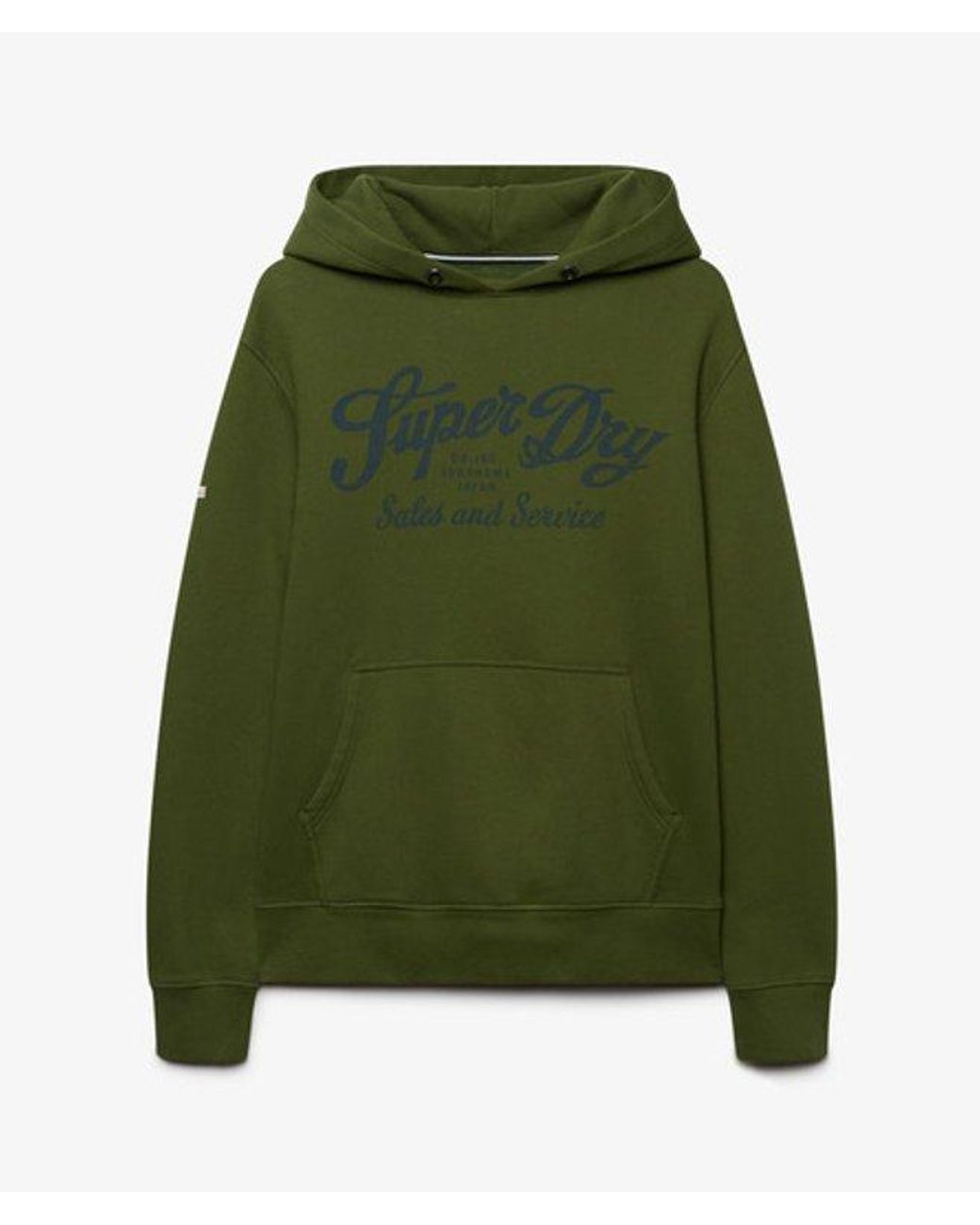 Superdry Green & Co Vintage Script Hoodie for men