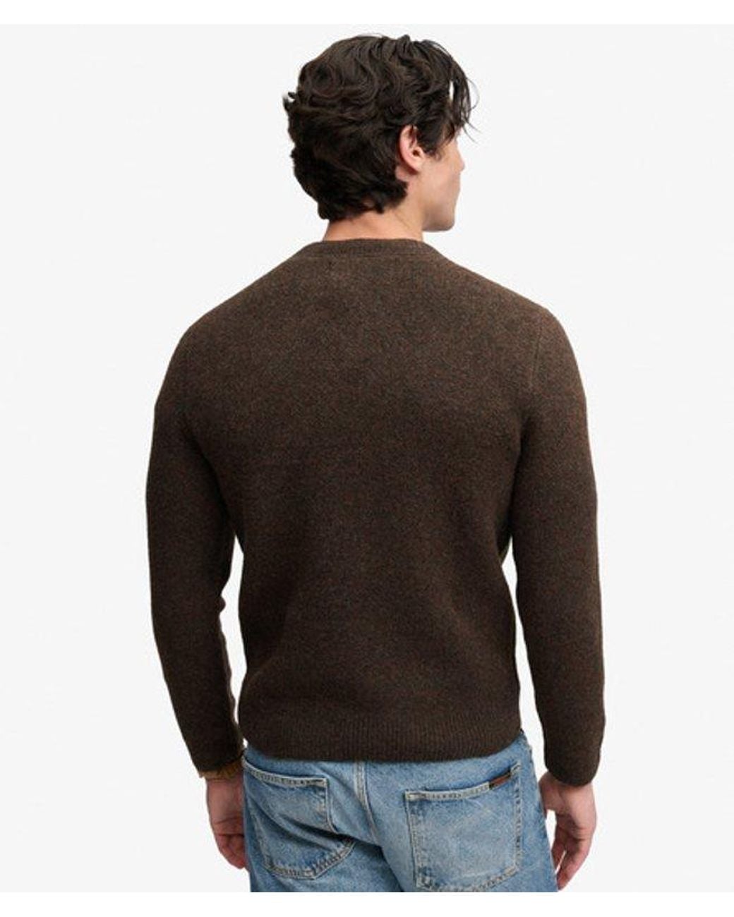 Superdry Black & Co Argyle Jumper for men