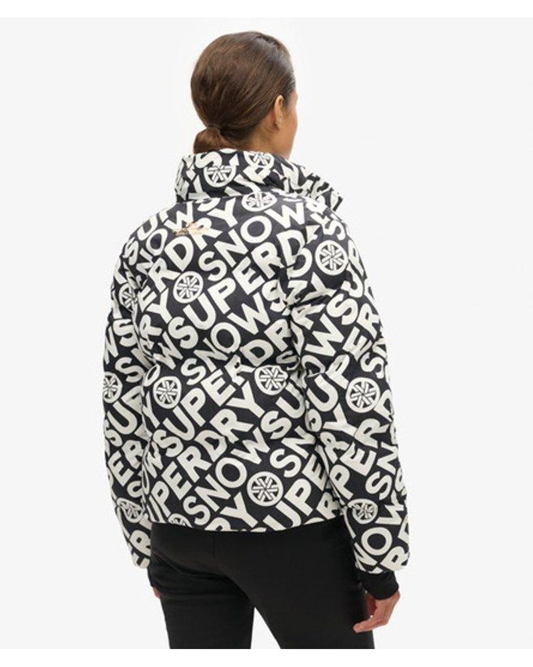 Superdry Black & Co Ski Boxy Puffer Jacket