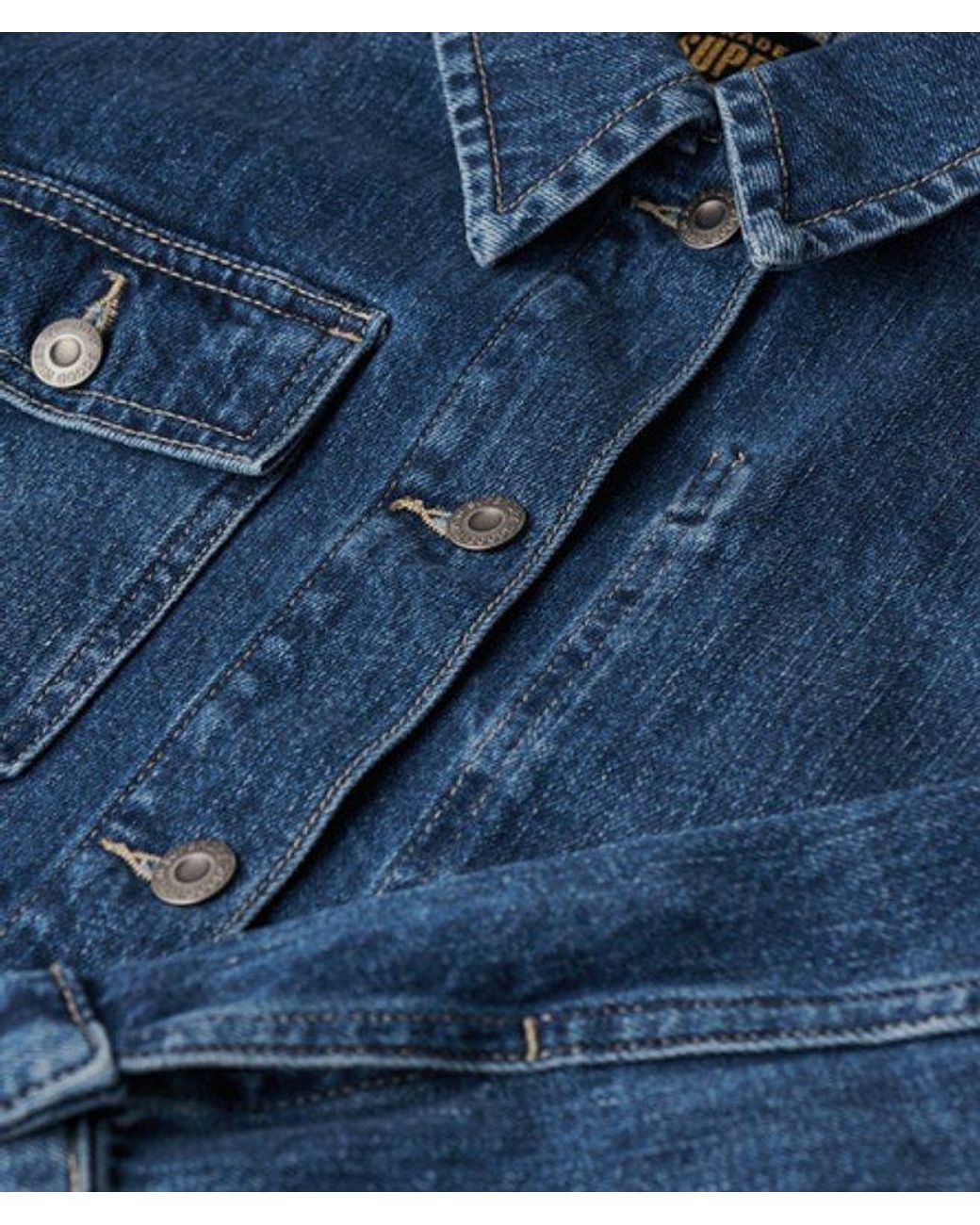Superdry Blue Denim Chore Jacket