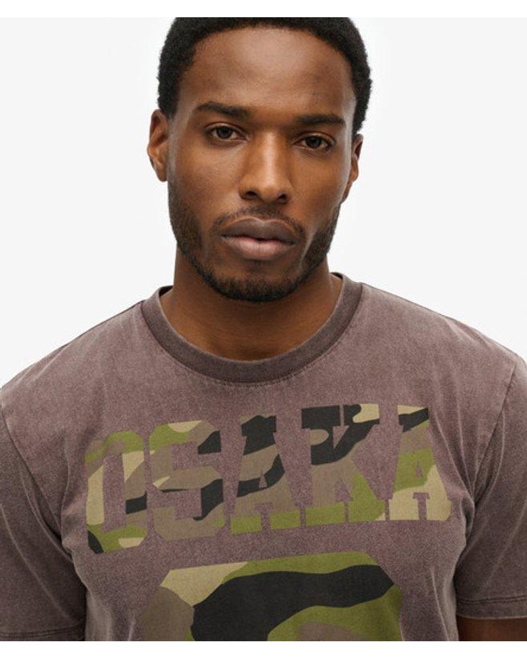 Superdry Brown & Co Osaka Loose T-shirt for men