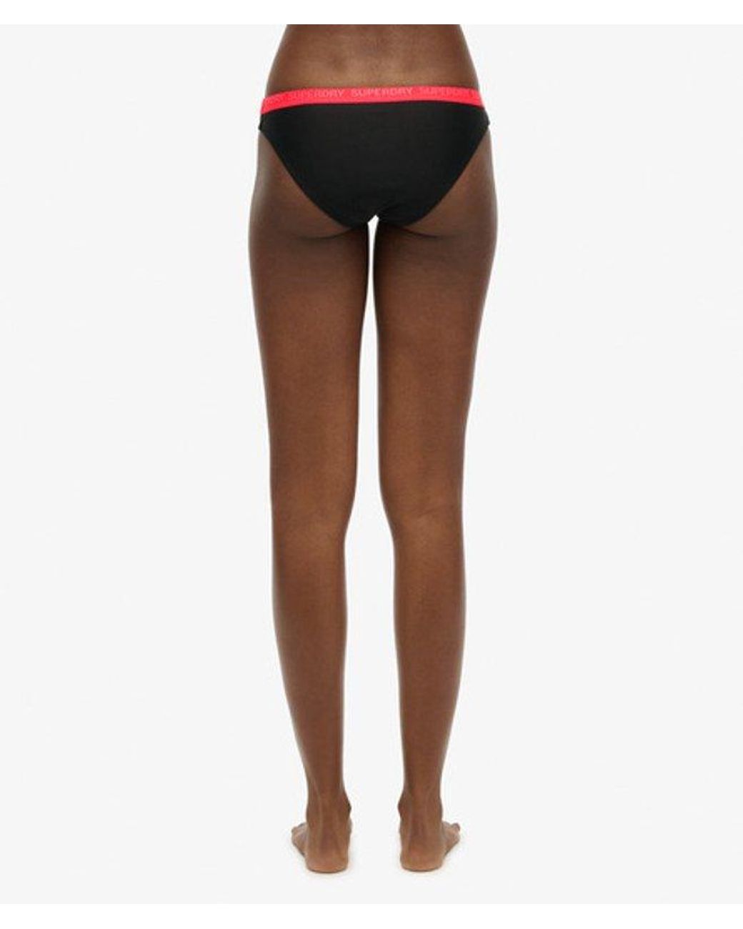 Superdry White & Co Elastic Classic Bikini Bottom