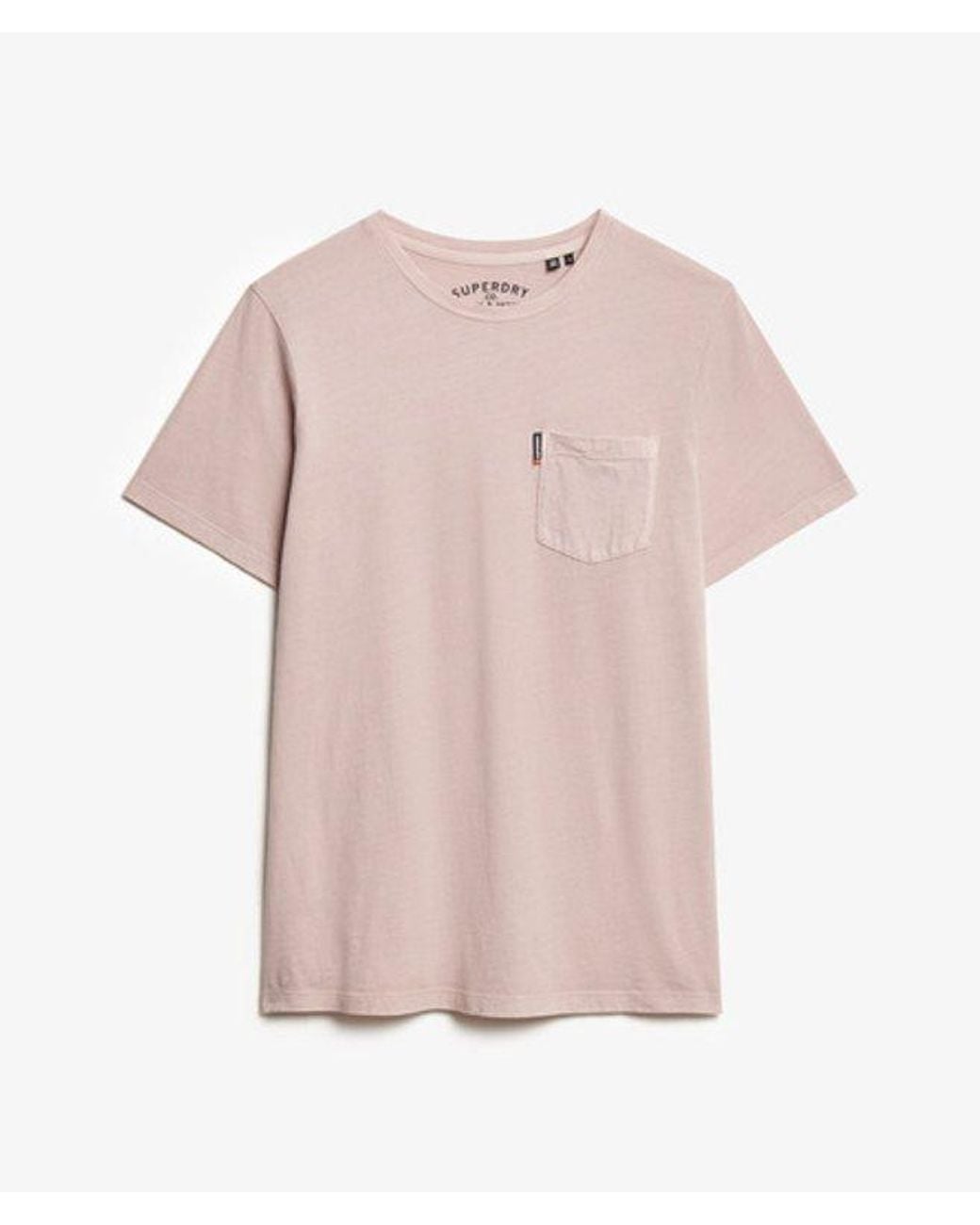 Superdry Pink & Co Classic Essential Pocket T-shirt for men