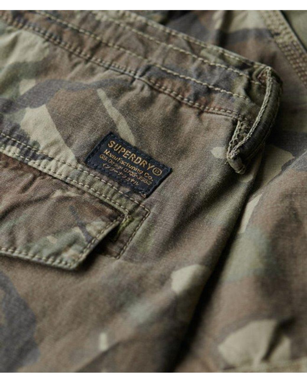 Superdry Green & Co Low Rise Para Cargo Pants