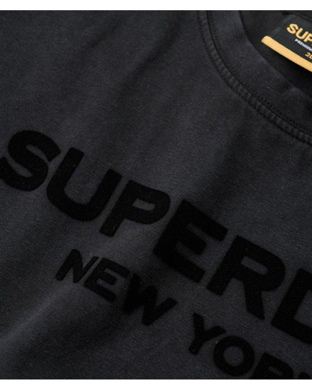 Superdry Black & Co Sport Luxe Graphic Fitted T-shirt