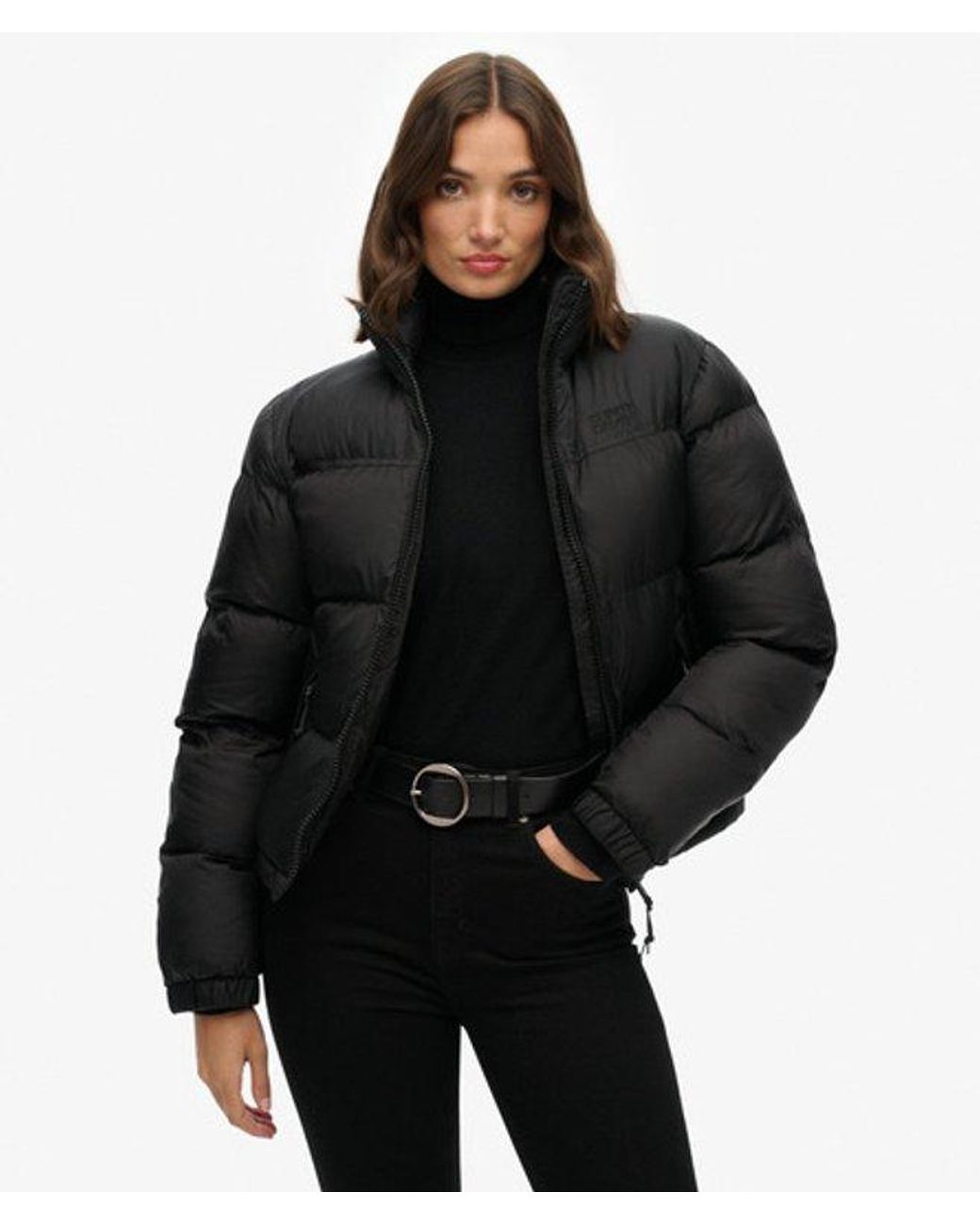 Superdry Black Non Hooded Tech Padded Jacket