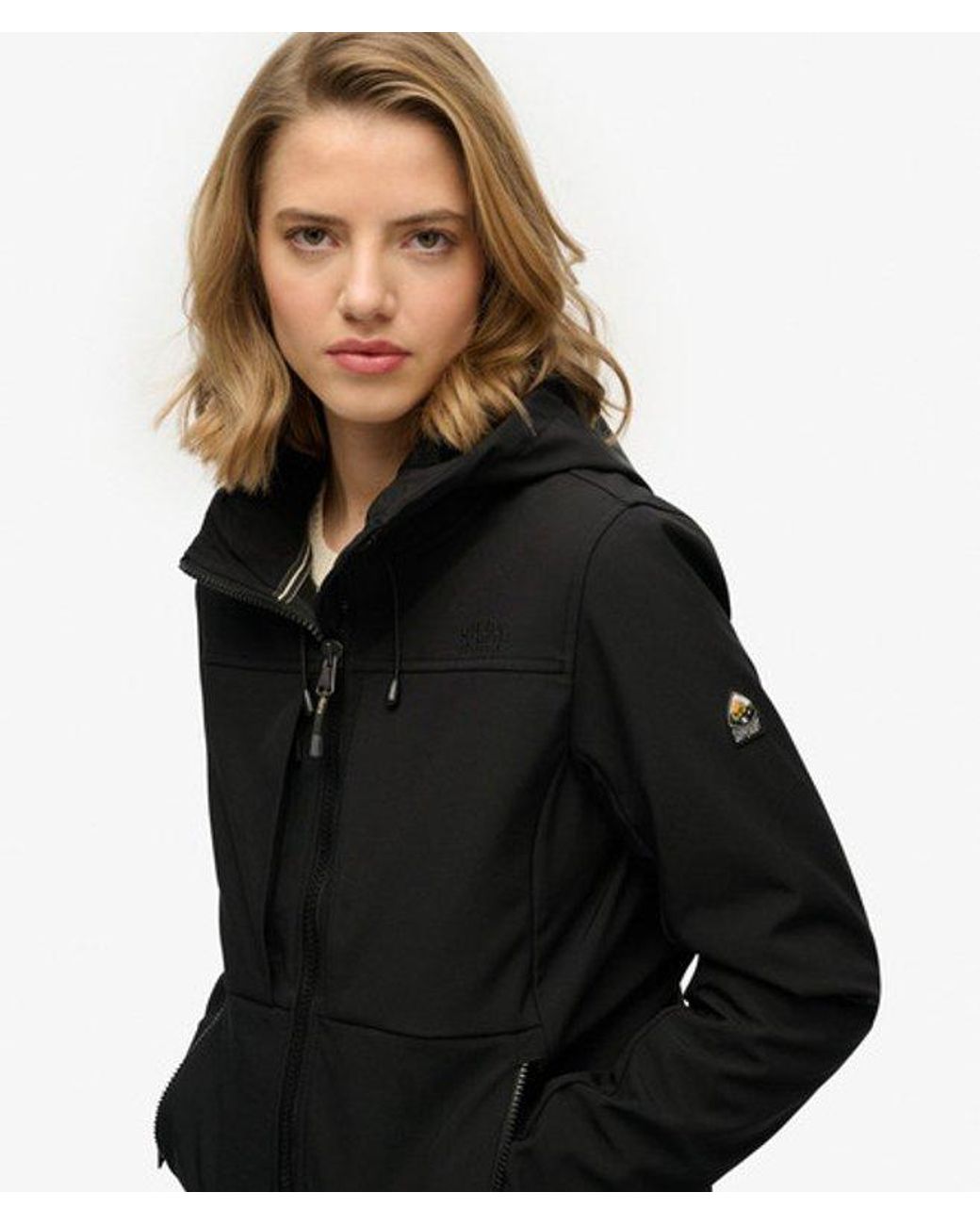 Superdry Black Hooded Classic Trekker Jacket