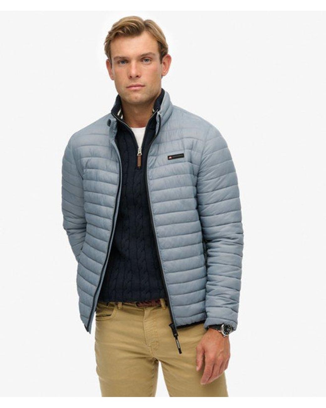 Superdry Blue & Co Fuji Lite Padded Jacket for men