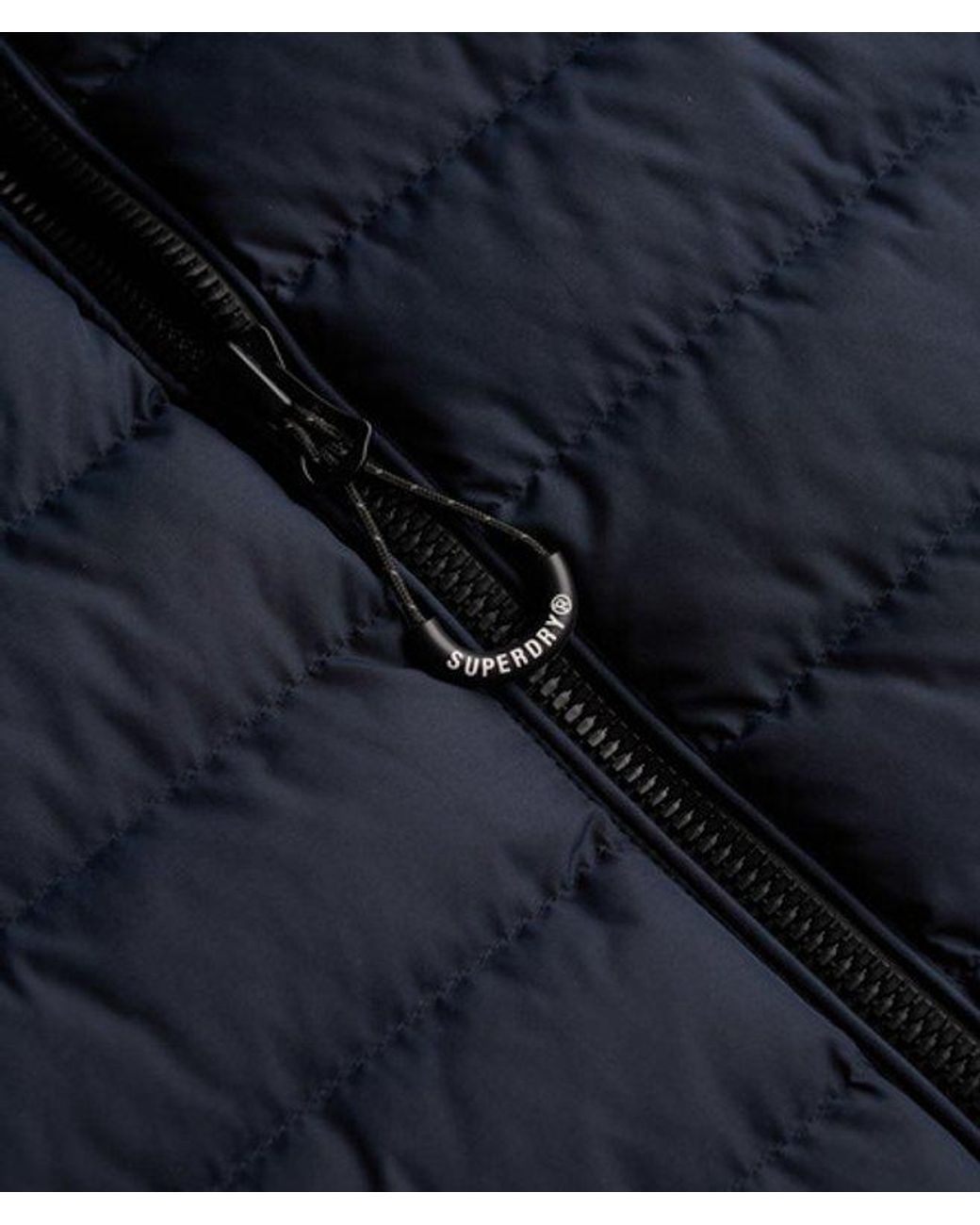 Superdry Blue & Co Fuji Printed Padded Jacket for men