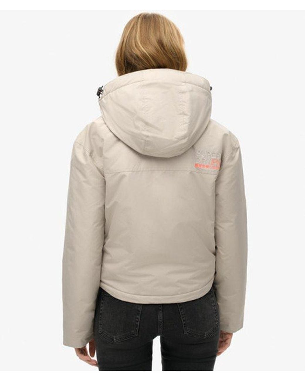Superdry Natural & Co Hooded Embroidered Sd Windbreaker Jacket