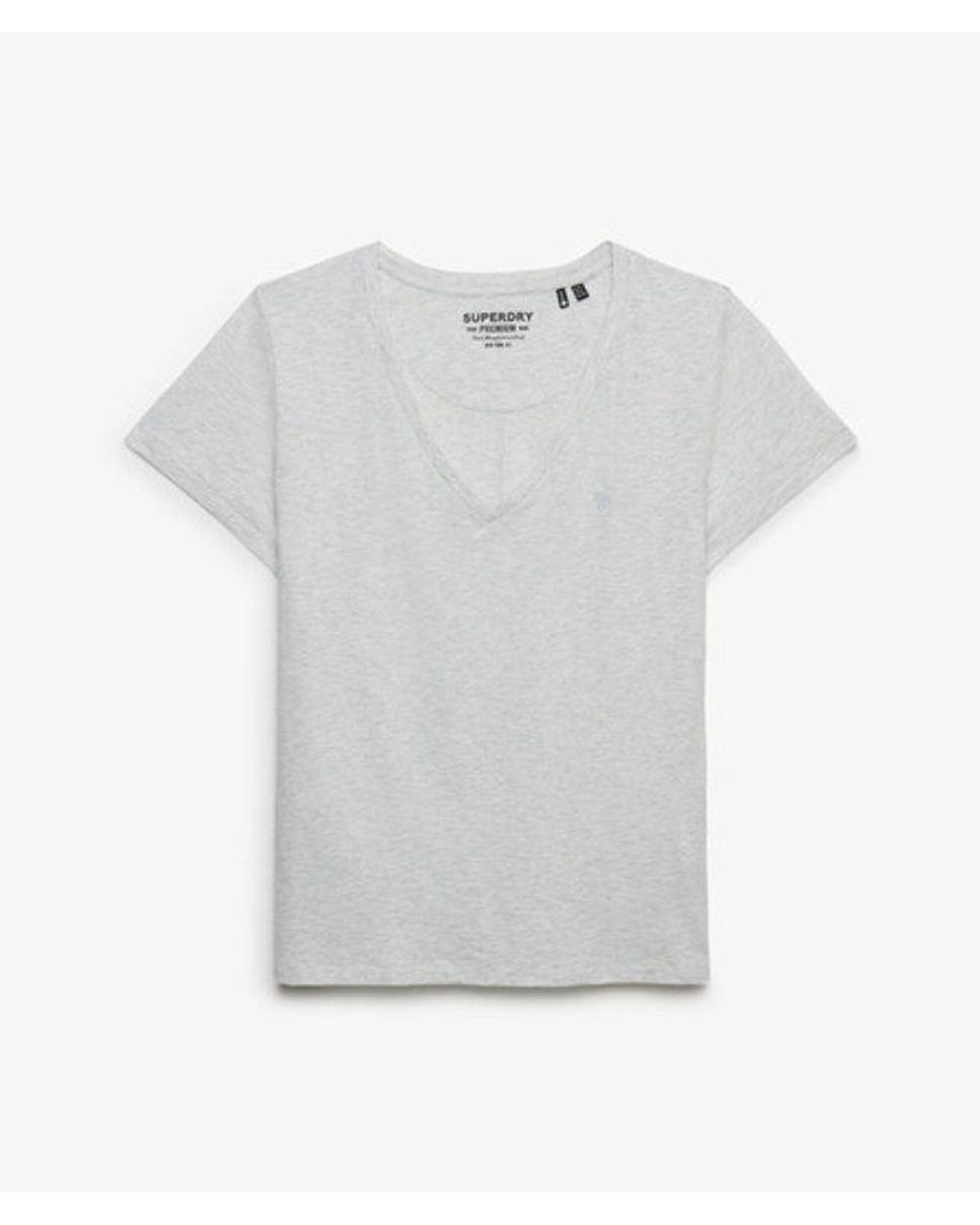 Superdry Brown & Co Studios Slub Embroidered T-shirt
