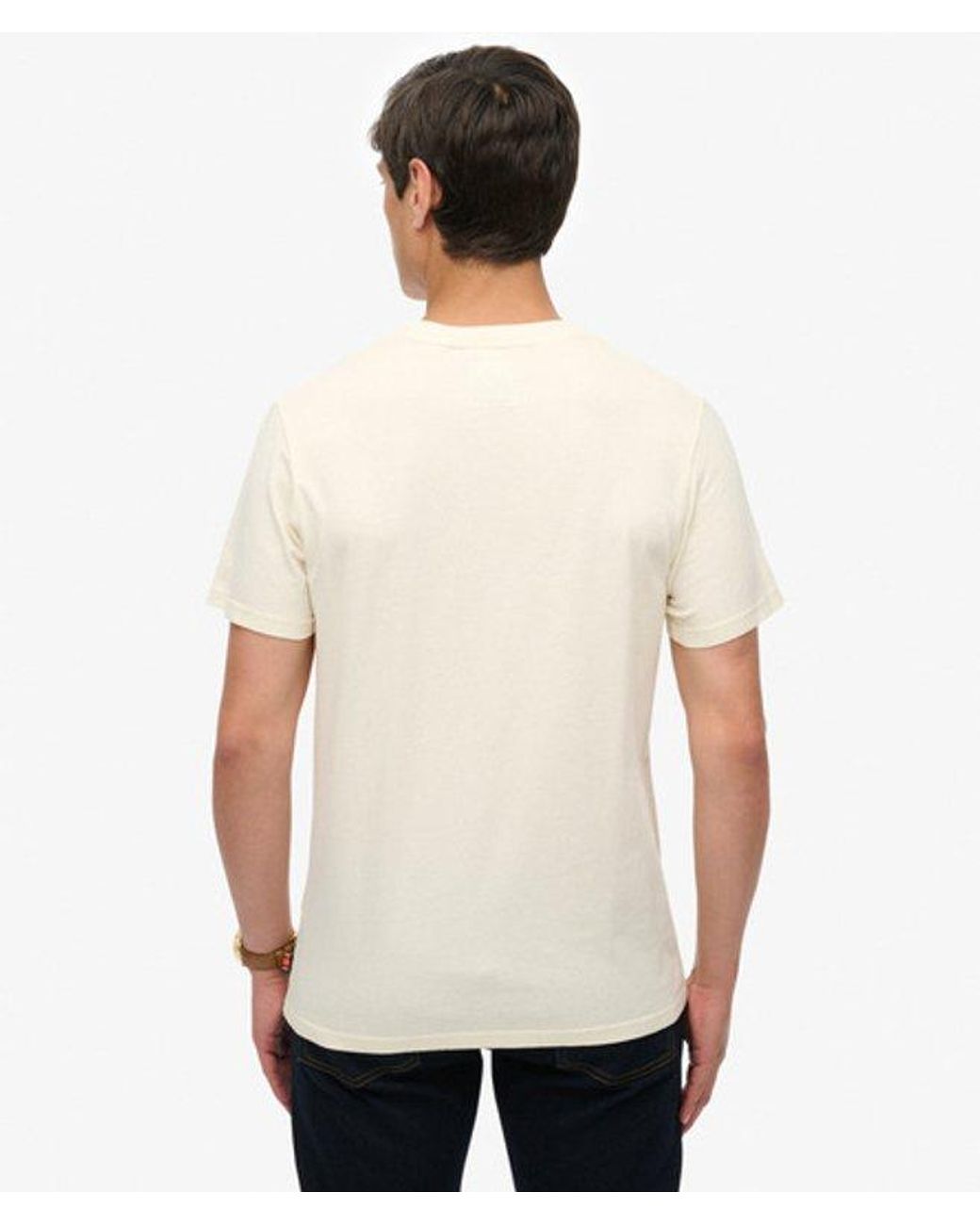 Superdry Red & Co Standard Script T-shirt for men