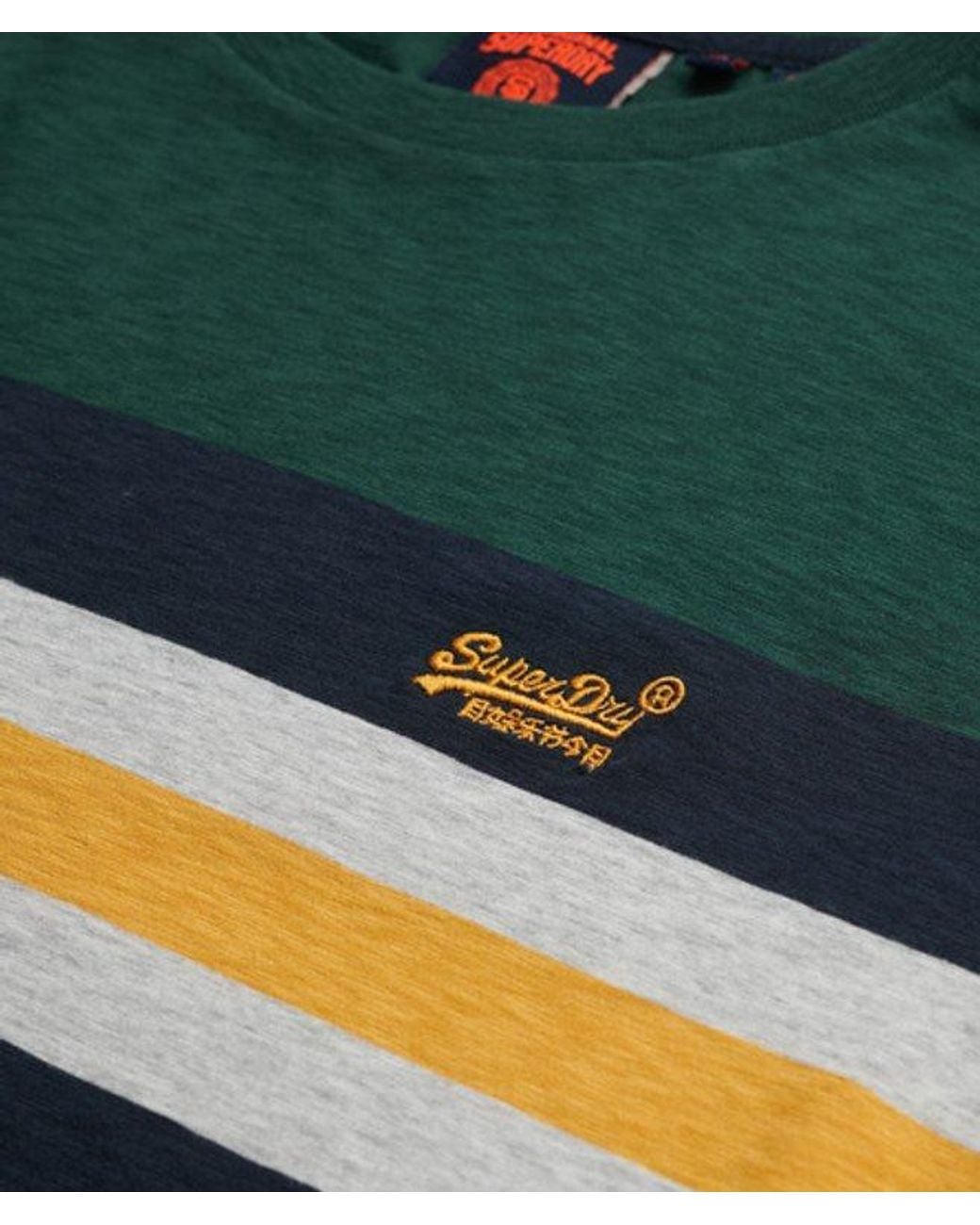 Superdry Green & Co Essentials Stripe T-shirt for men