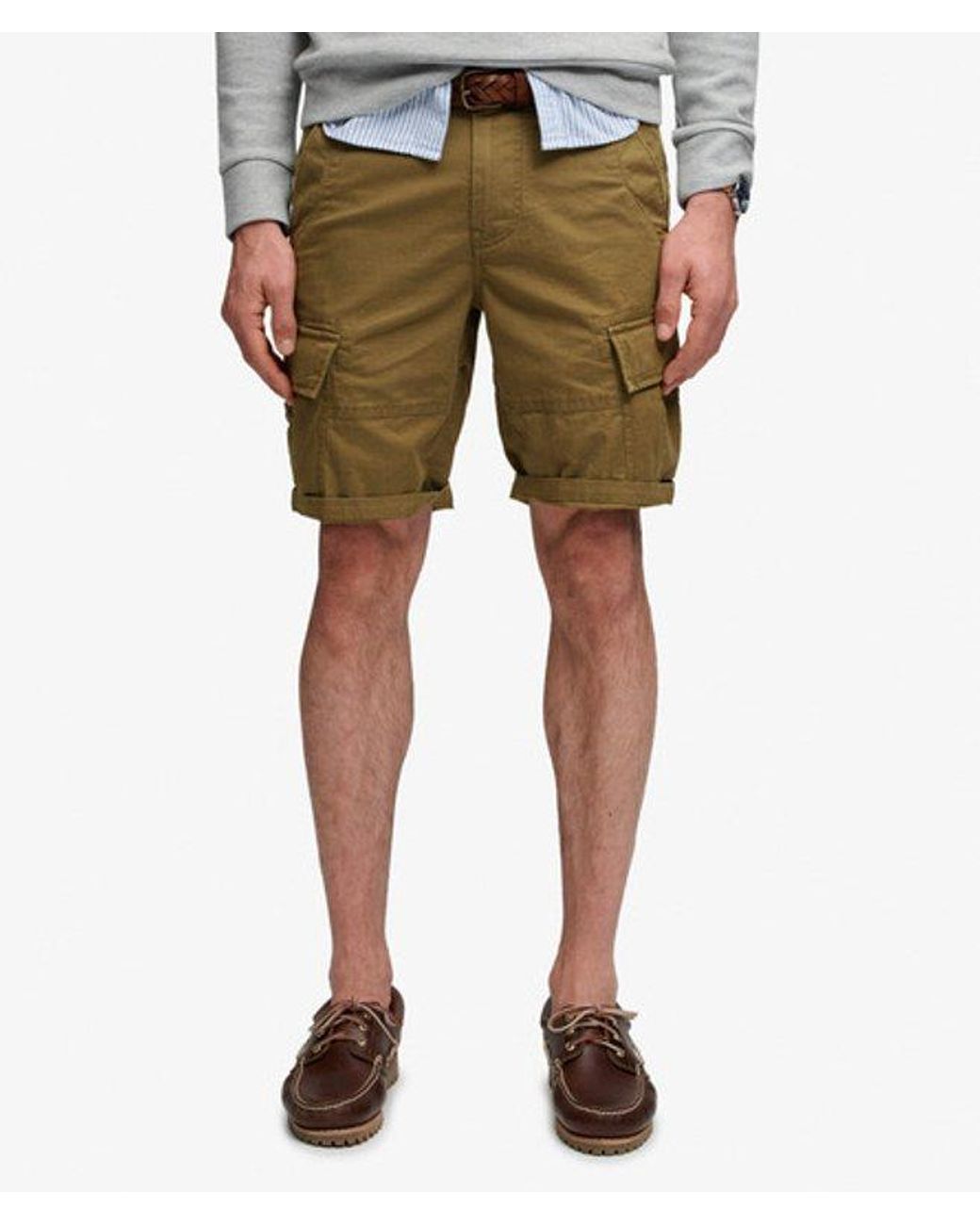 Superdry Gray & Co Vintage Core Cargo Shorts for men