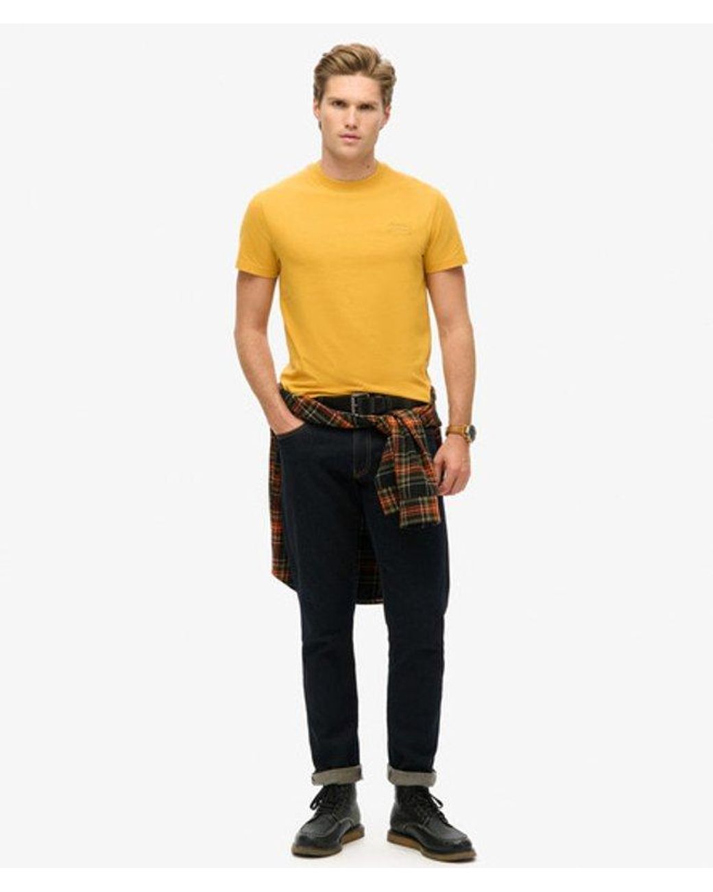 Superdry Yellow & Co Essential Logo T-shirt for men