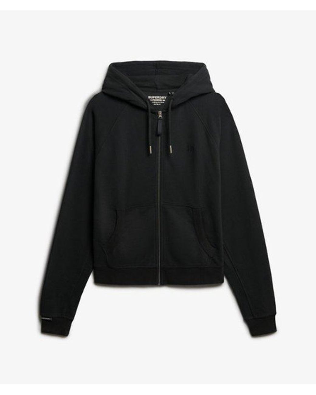 Superdry Black & Co Studios Relaxed Zip Hoodie