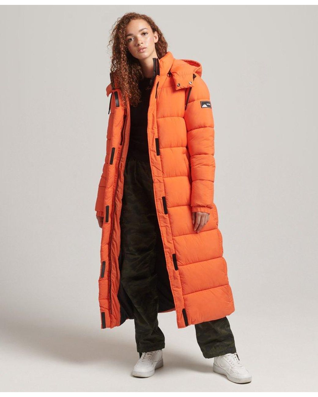 ripstop longline puffer jacket