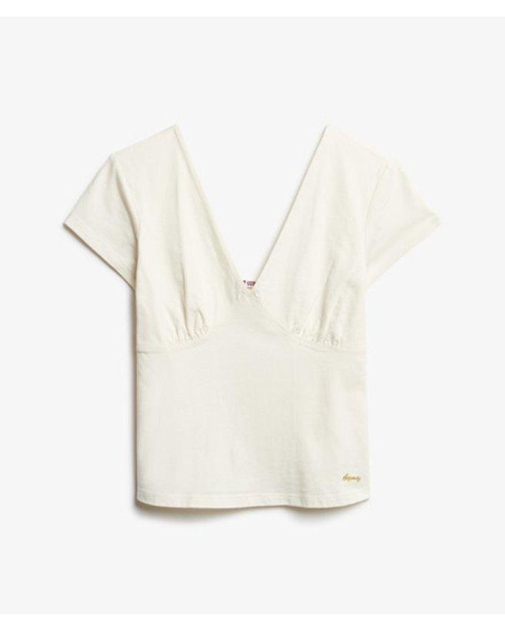 Superdry White & Co Cap Sleeve Corset Top
