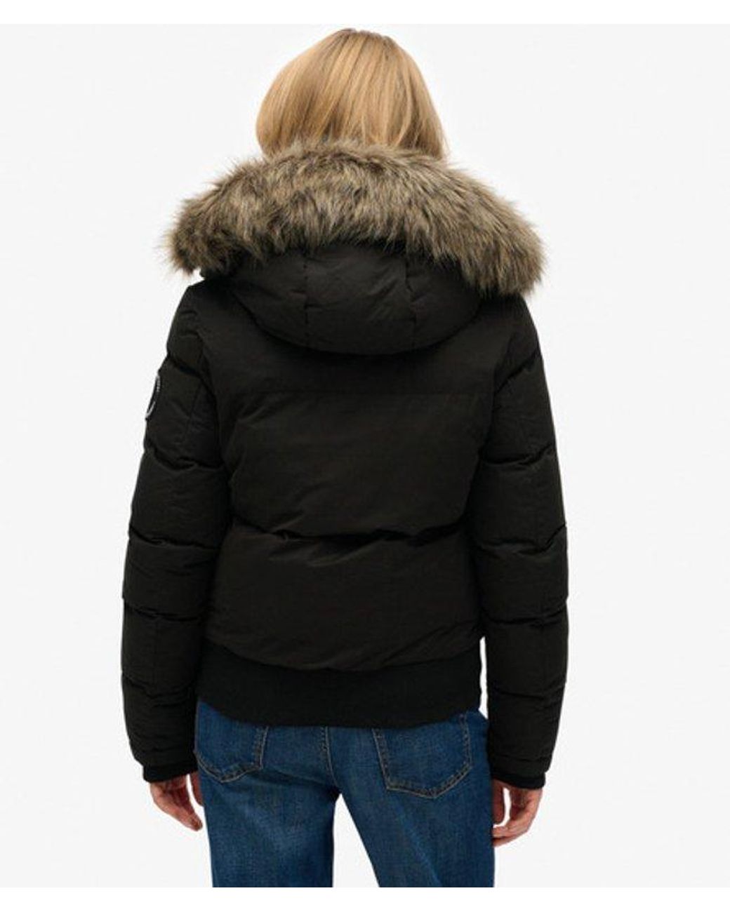 Superdry Blue & Co Everest Microfibre Ella Bomber Jacket