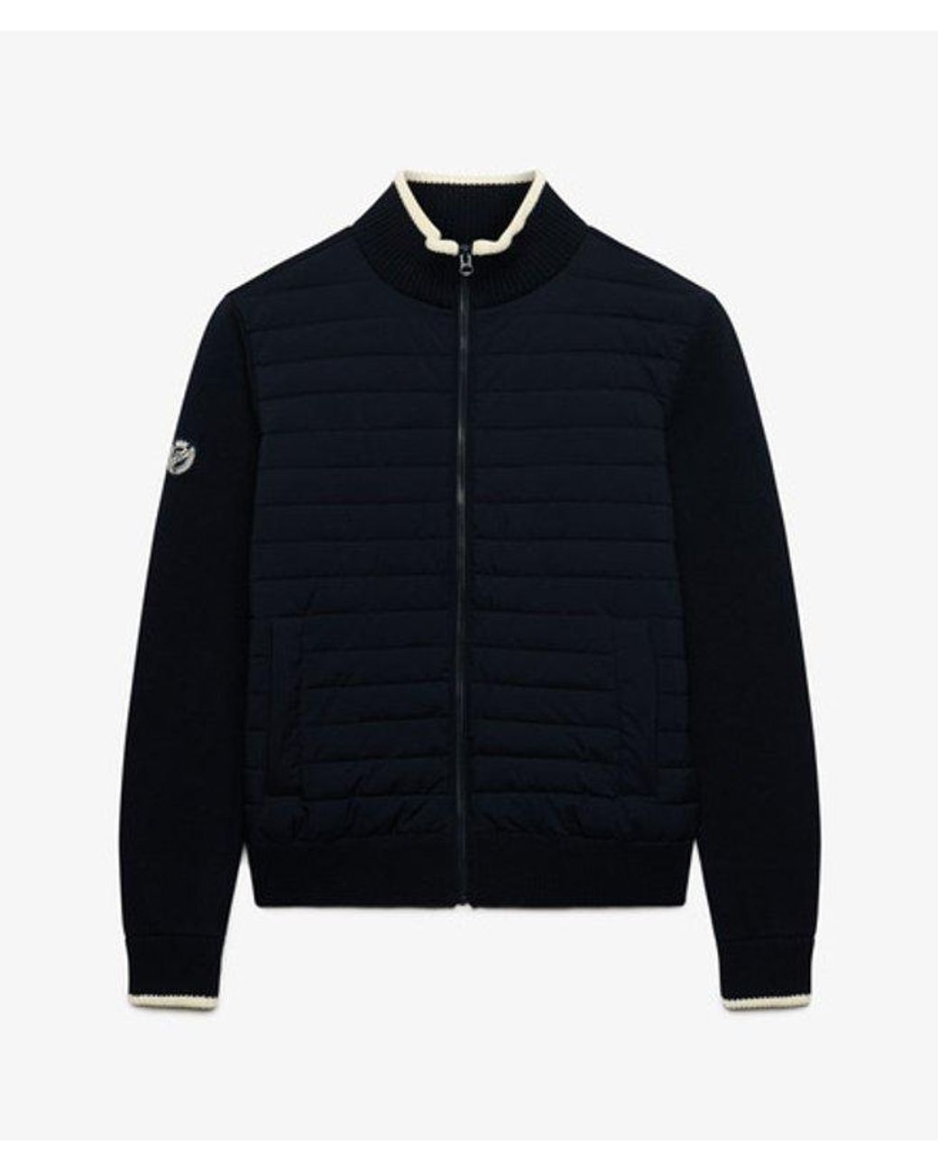 Superdry Blue & Co Straight Baffle Hybrid Jacket for men