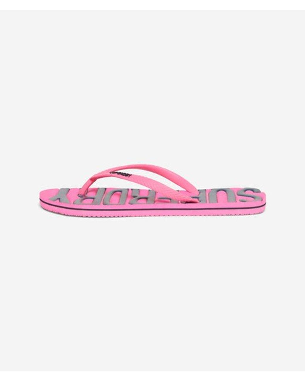 Superdry Pink & Co Vintage Vegan Flip Flops
