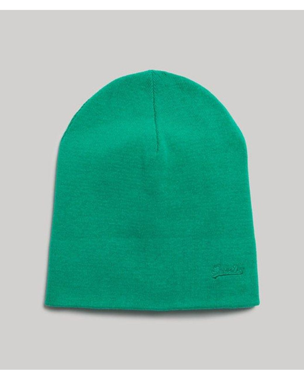 Superdry Green & Co Vintage Logo Beanie for men