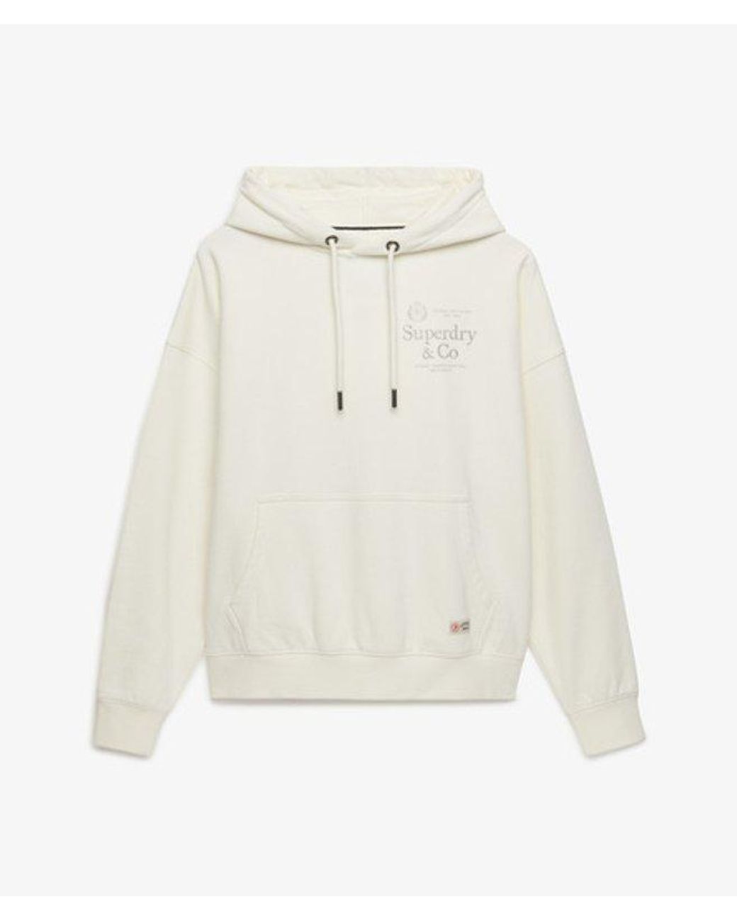 Superdry White & Co Luxe Casual Relaxed Hoodie