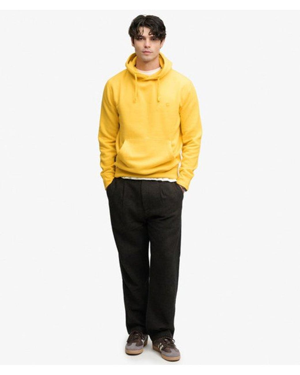 Superdry Yellow & Co Essential Logo Hoodie for men