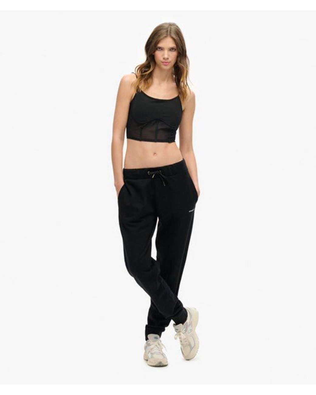 Superdry Black & Co Sport Tech Corset Top