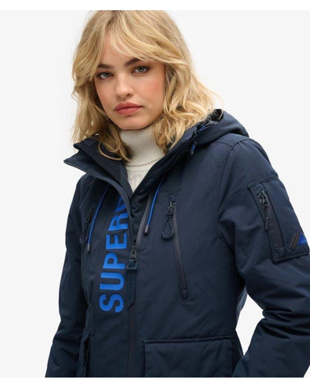 Superdry Blue & Co Hooded Ultimate Sd-windcheater Jacket