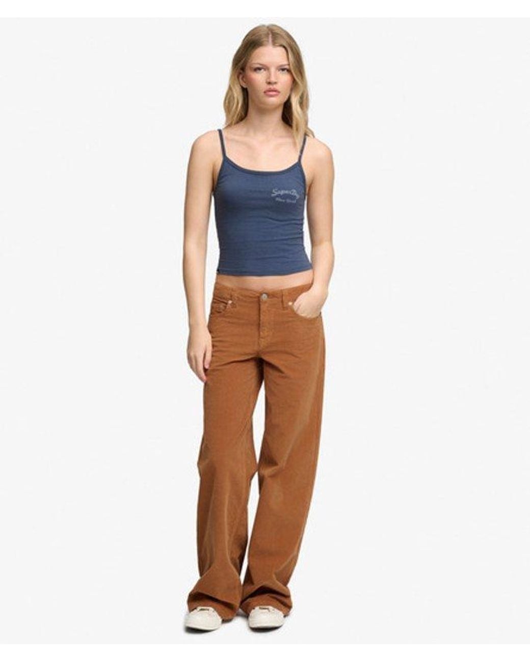 Superdry Blue Athletics Essentials Cami Top