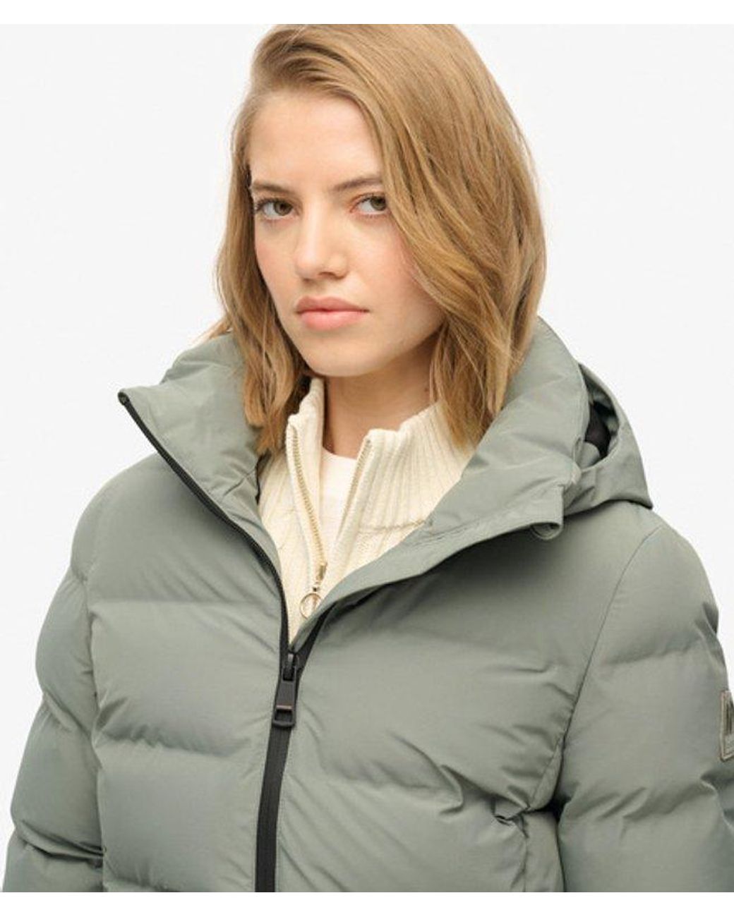 Superdry Gray City Mid Padded Jacket