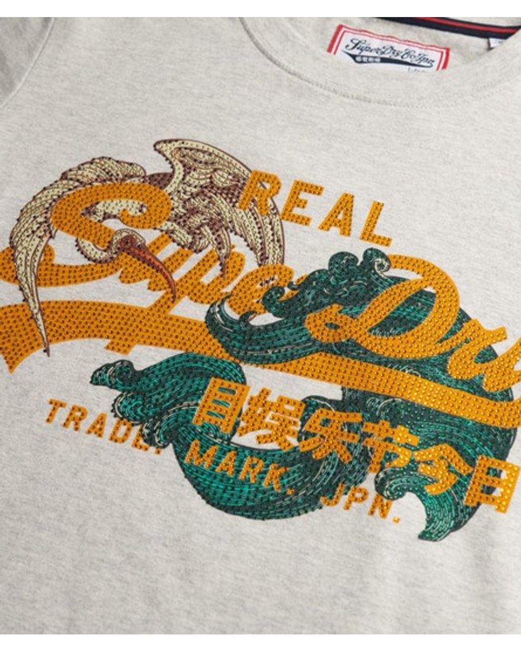 Superdry Gray & Co Tokyo Vintage Logo Relaxed T-shirt