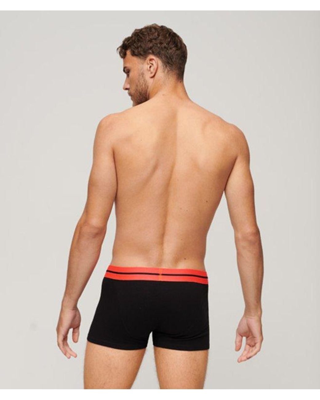 Superdry Black & Co Organic Cotton Trunk Triple Pack for men