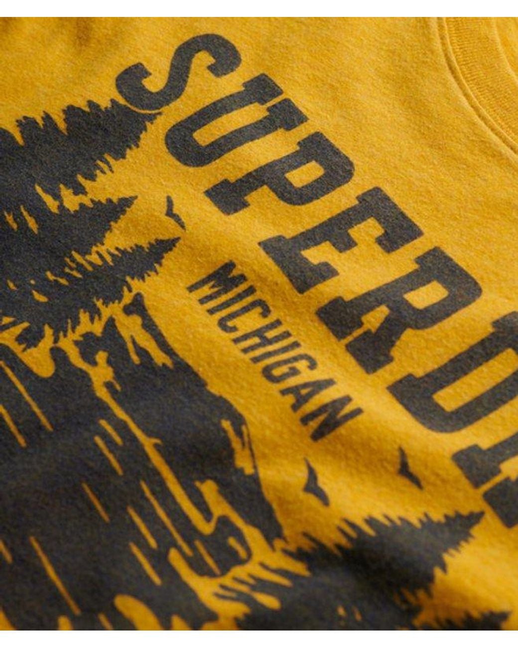 Superdry Yellow & Co Lo-fi Outdoor Mono Relaxed T-shirt