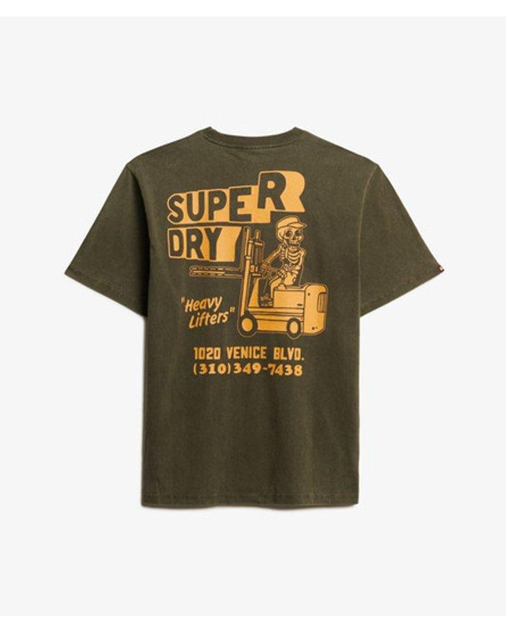 Superdry Green & Co Trade Tools Loose T-shirt for men