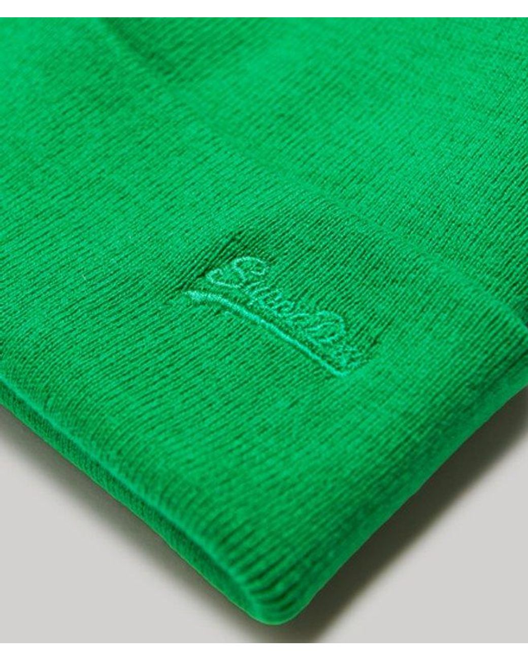 Superdry Green & Co Vintage Logo Beanie for men