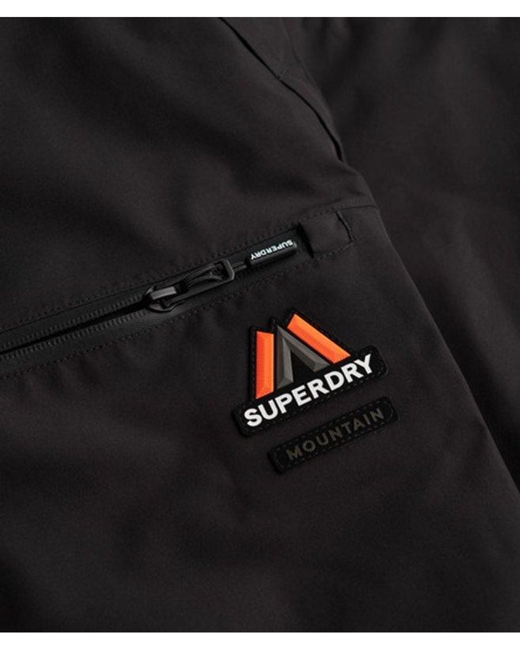 Superdry Black Ski Shell Pants for men