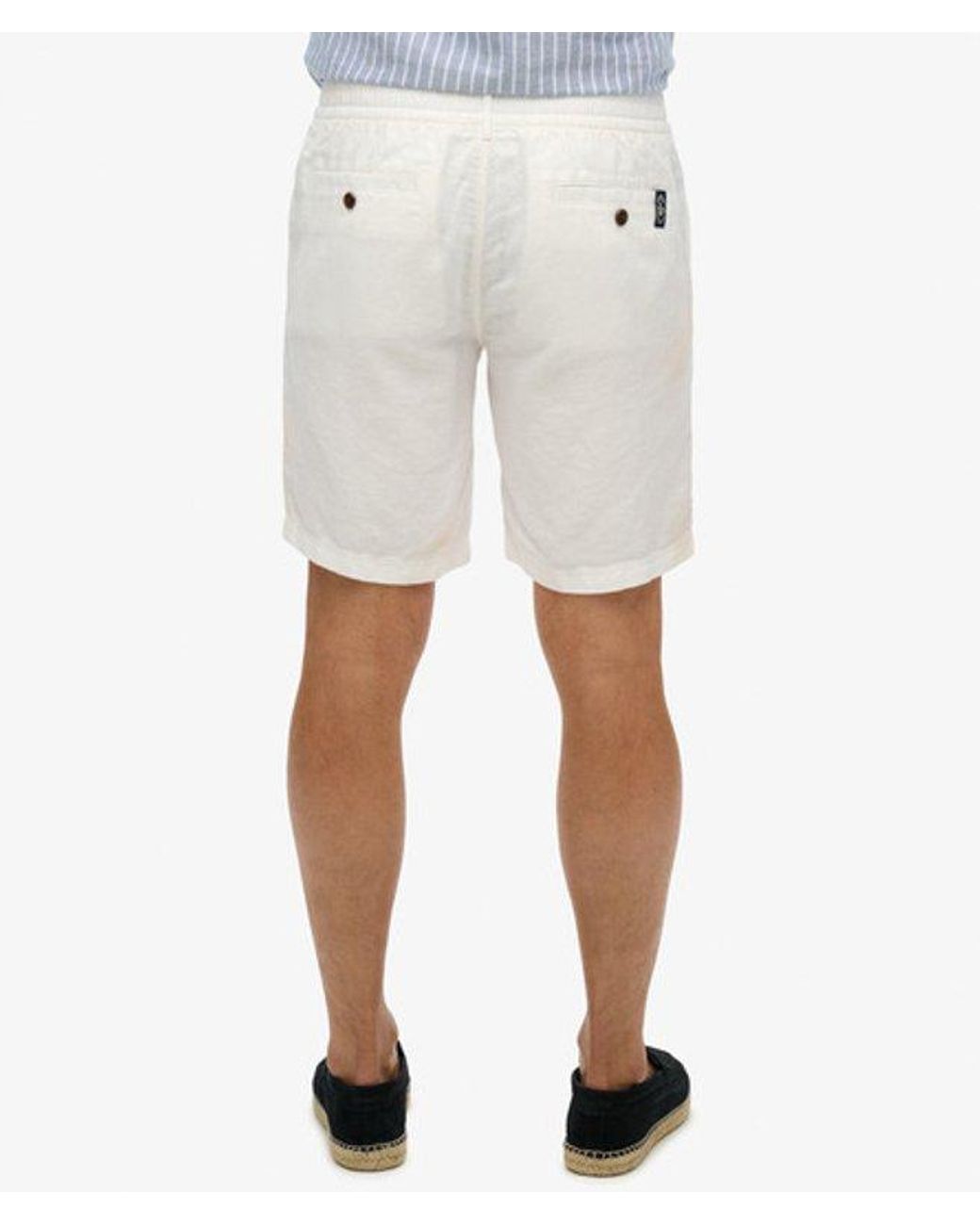 Superdry Natural & Co The Merchant Store- Linen Shorts for men