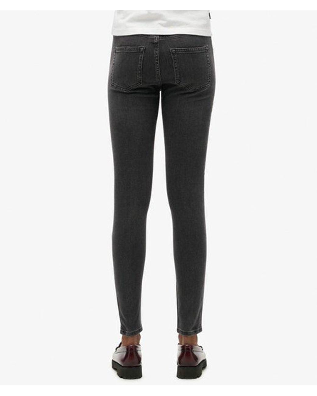 Superdry White & Co Organic Cotton Vintage Mid Rise Skinny Jeans