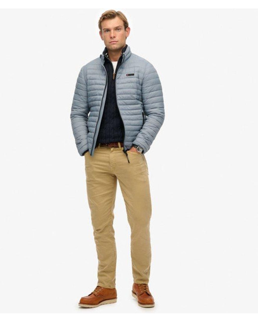 Superdry Blue & Co Fuji Lite Padded Jacket for men