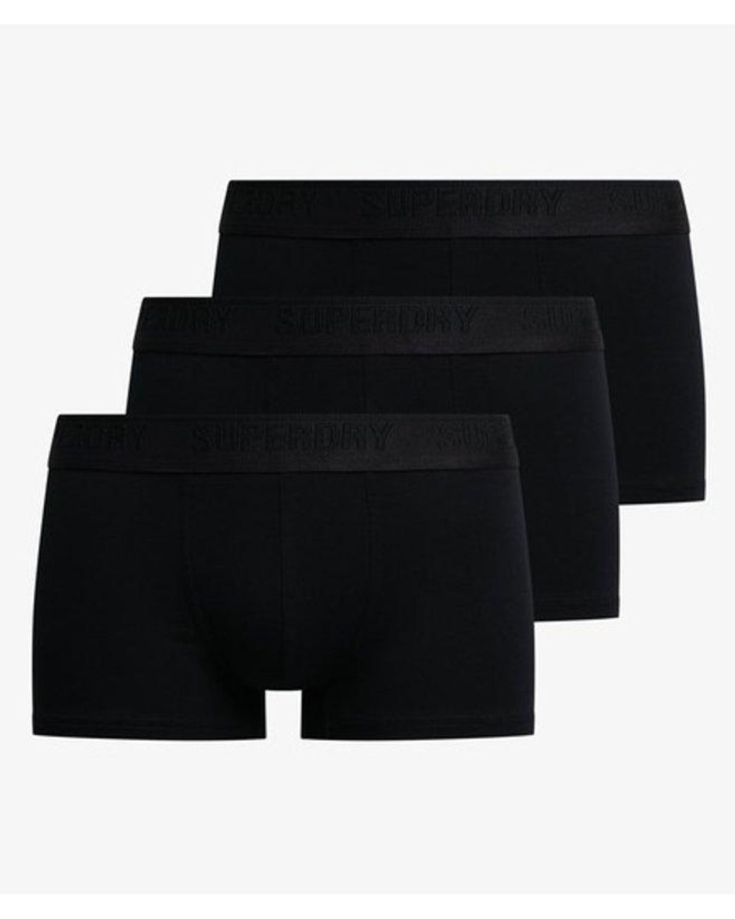 Superdry Black & Co Trunk Triple Pack for men
