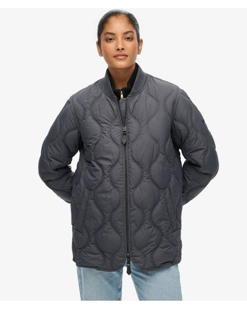 Superdry Gray & Co Short Quilted Liner Jacket